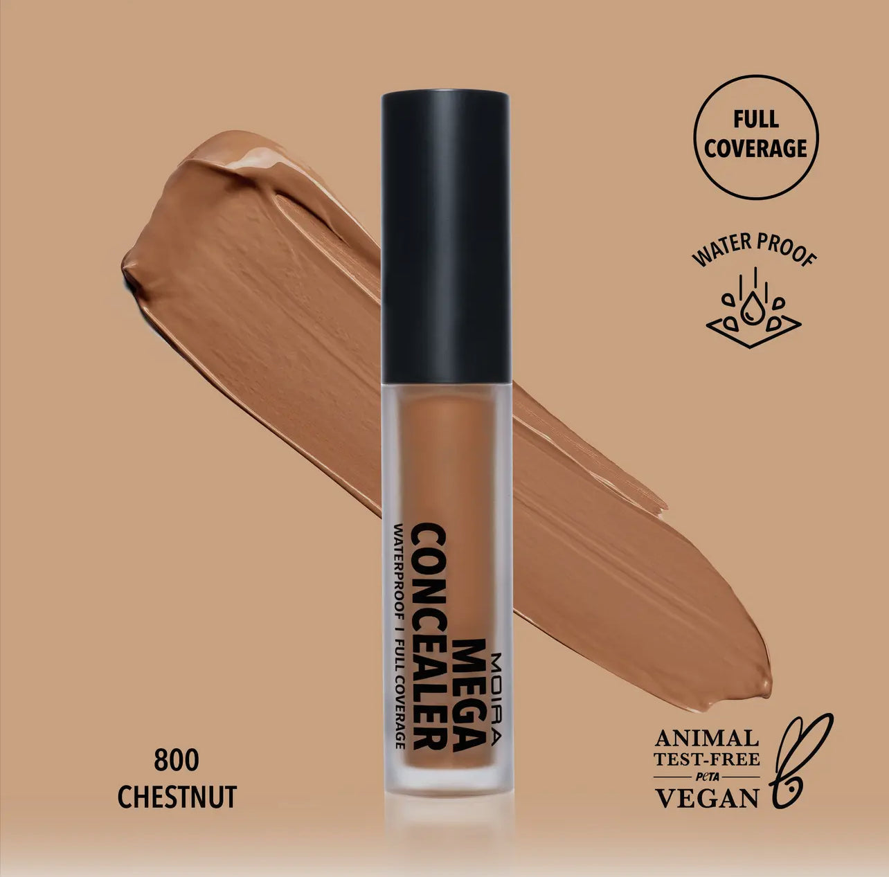 Mega Waterproof Concealer 800, CHESTNUT