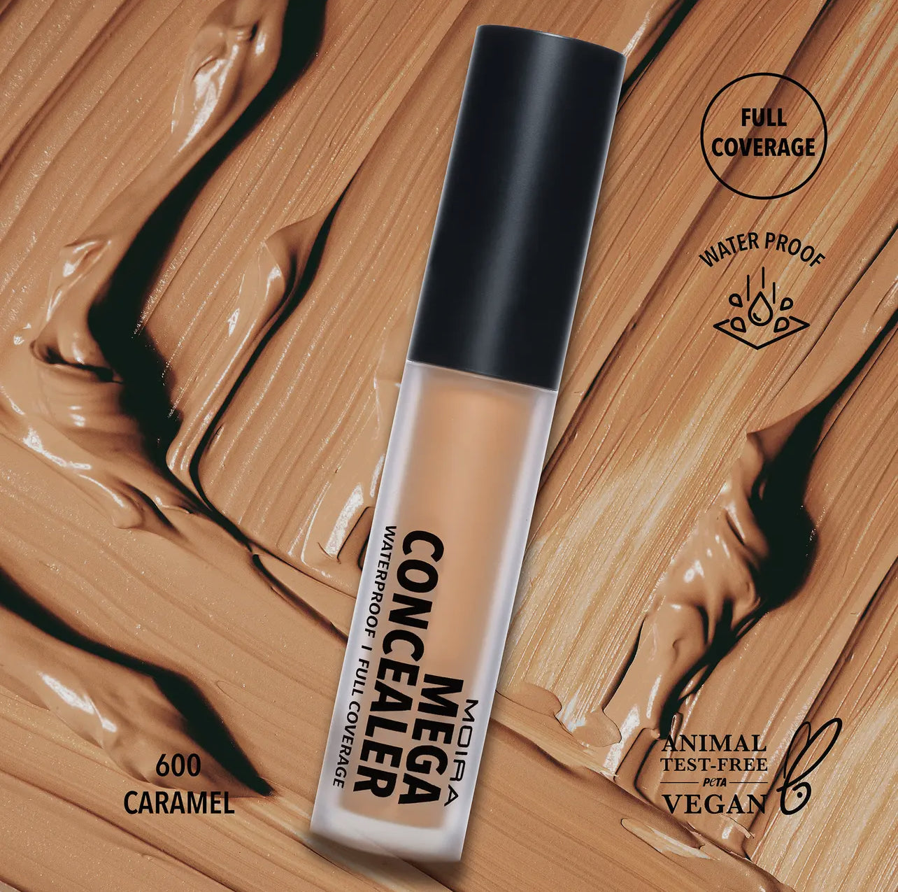Mega Waterproof Concealer 600, CARAMEL