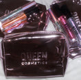 Load image into Gallery viewer, QUEEN COSMETICS METALLIC PINK MAKEUP BAG
